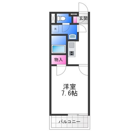 クレイノＷＩＬＬ堺の物件間取画像